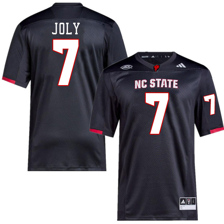 NC State Wolfpack #7 Justin Joly College Football Jerseys Stitched-Black NC State Wolfpack #7 Justin Joly College Football Jerseys Stitched-Black